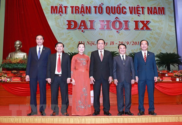 Be mac Dai hoi dai bieu toan quoc Mat tran To quoc Viet Nam lan thu IX hinh anh 1