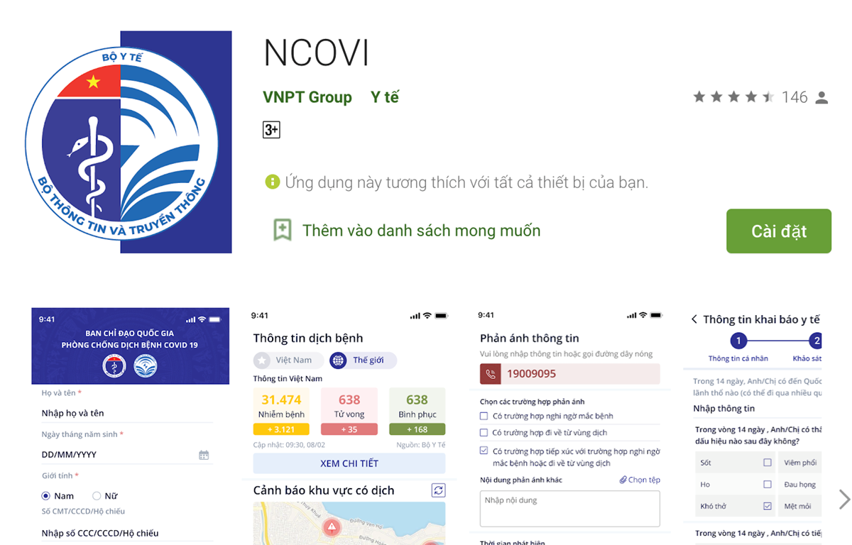 Hướng dẫn khai báo y tế toàn dân qua điện thoại để phòng COVID-19