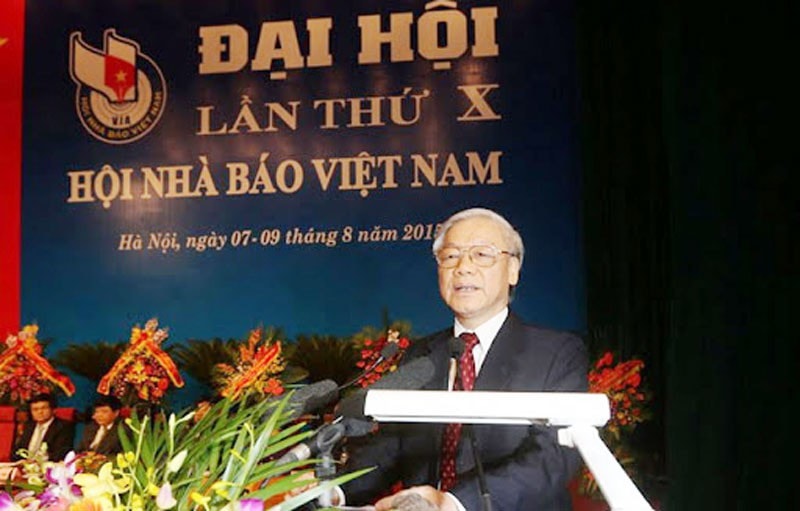 Thư của Tổng Bí thư, Chủ tịch nước Nguyễn Phú Trọng chúc mừng Hội Nhà báo Việt Nam