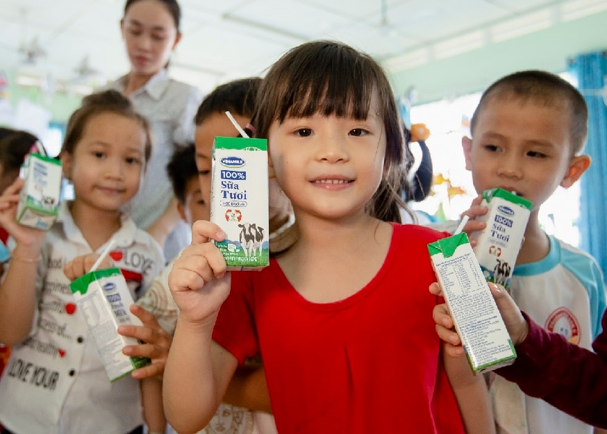 Có 132.818 học sinh tại TP. Hồ Chí Minh được thụ hưởng sữa học đường 