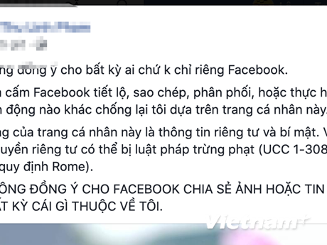 Cảnh báo người dùng Facebook lại mắc lừa trò đùa quyền riêng tư