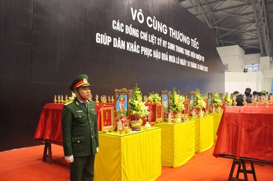 Lễ viếng và truy điệu 22 liệt sĩ Đoàn Kinh tế - Quốc phòng 337 hy sinh tại Quảng Trị