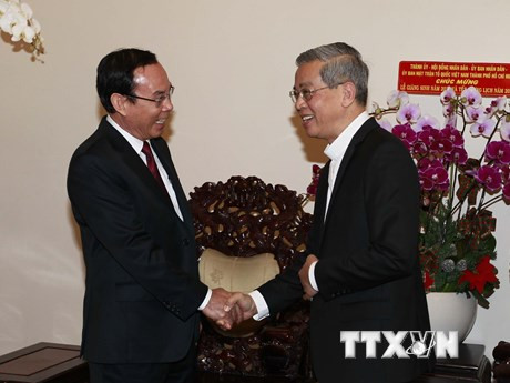 Bí thư Thành ủy TP.HCM chúc mừng Tòa Tổng Giám mục thành phố