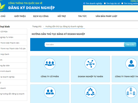 Quy định về đăng ký doanh nghiệp qua mạng thông tin điện tử