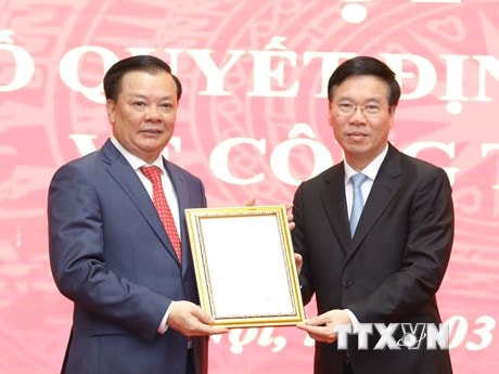 Ông Đinh Tiến Dũng được phân công làm Bí thư Thành ủy Hà Nội