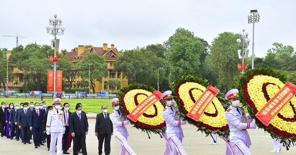 Lãnh đạo Đảng, Nhà nước vào Lăng viếng Chủ tịch Hồ Chí Minh
