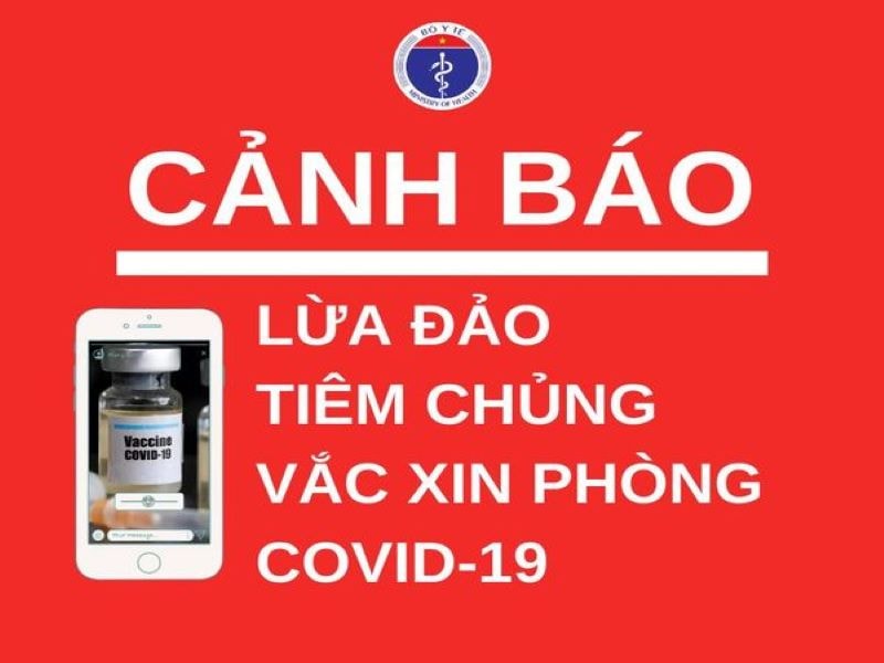 Cảnh báo lừa đảo tiêm chủng vắc-xin phòng COVID-19