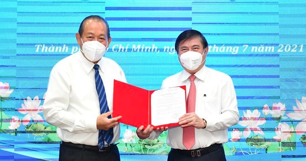 Đồng chí Nguyễn Thành Phong được Thủ tướng phê chuẩn chức vụ Chủ tịch UBND TPHCM, nhiệm kỳ 2021-2026
