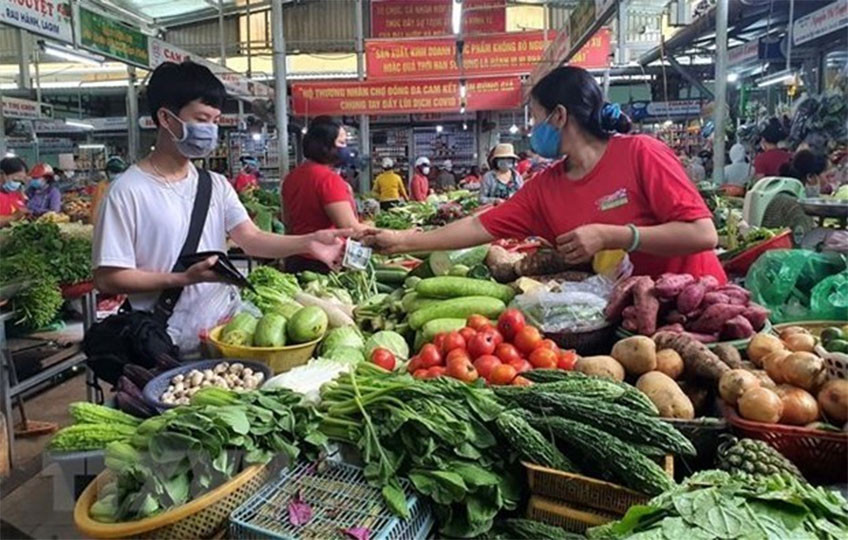 TPHCM: Chợ truyền thống được hoạt động trở lại trong điều kiện đảm bảo an toàn với dịch bệnh