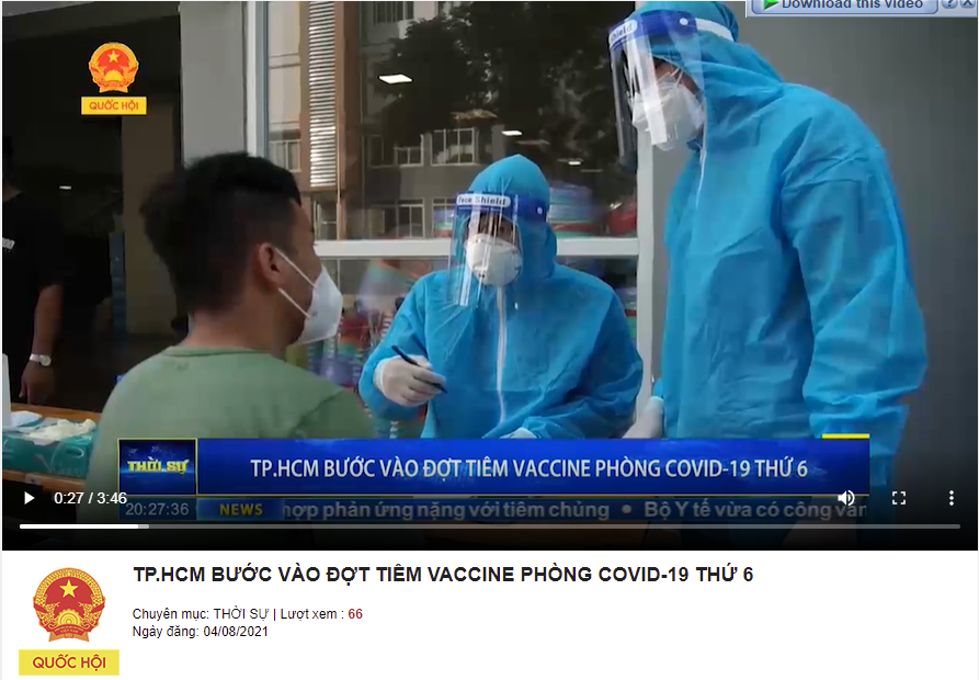 TPHCM bước vào đợt tiêm vaccine phòng COVID-19 thứ 6