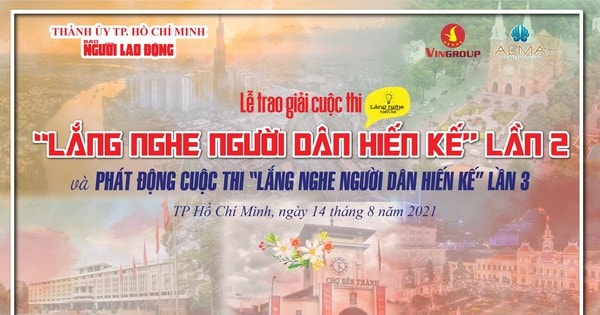Trao giải cho 6 ý tưởng hiến kế phát triển TPHCM