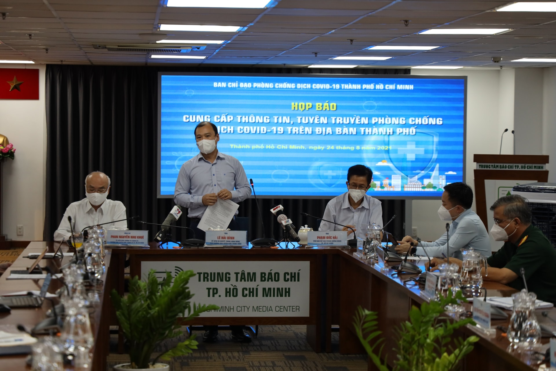 Thông tin báo chí về tình hình phòng chống dịch COVID-19 tại TPHCM ngày 24/8