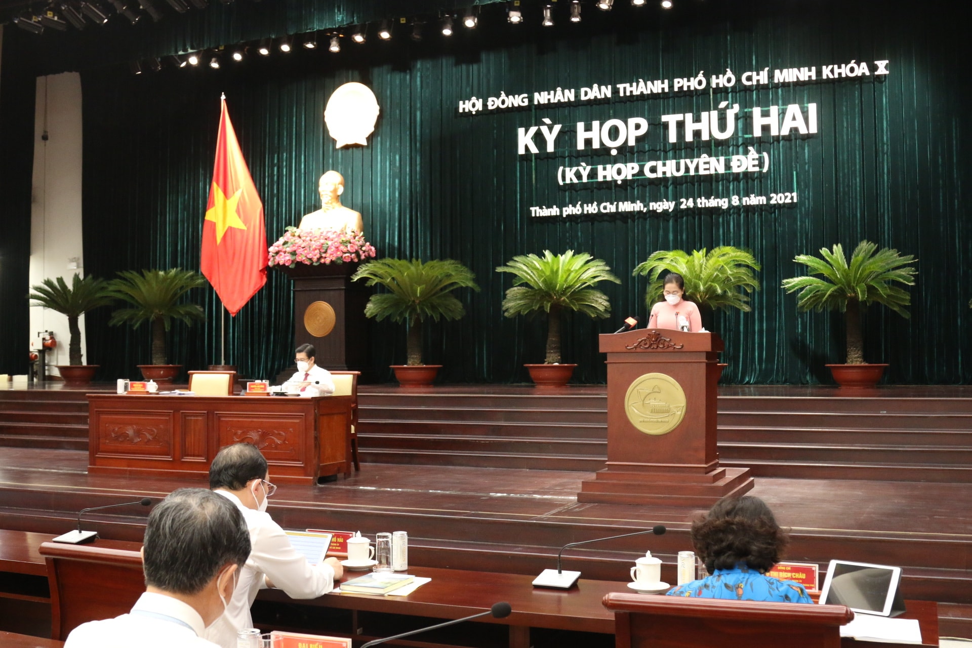 Hình ảnh kỳ họp thứ hai HĐND TPHCM khoá X nhiệm kỳ 2021-2026  