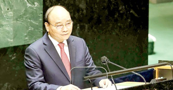Phát biểu trước ĐHĐ LHQ khóa 76, Chủ tịch nước Nguyễn Xuân Phúc: Việt Nam chung nhịp đập sẻ chia, yêu thương, hợp tác với thế giới
