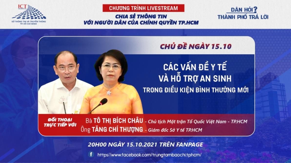 Chương trình "Dân hỏi - Thành phố trả lời" số ngày 15/10