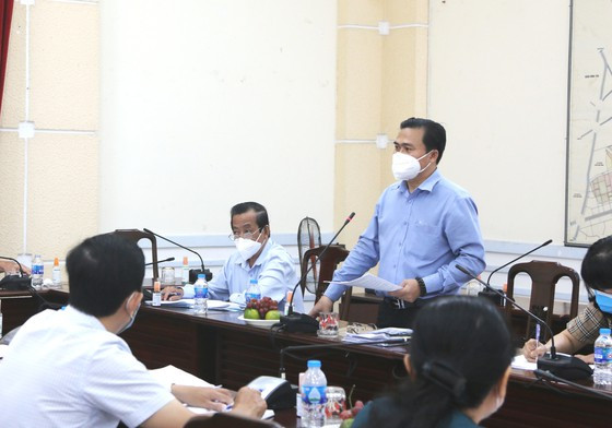 Trưởng Ban Văn hóa - Xã hội, HĐND TPHCM Cao Thanh Bình phát biểu tại buổi kiểm tra