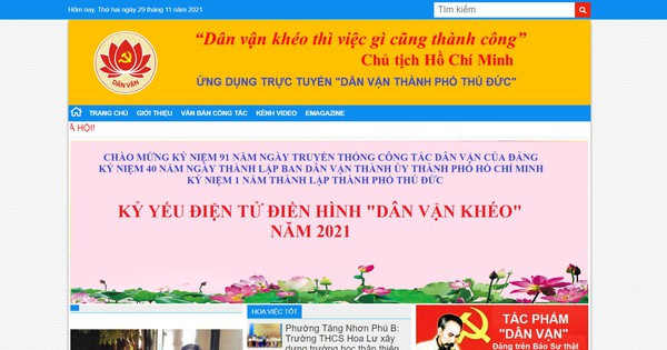 TP Thủ Đức ra mắt kỷ yếu điện tử điển hình “Dân vận khéo”