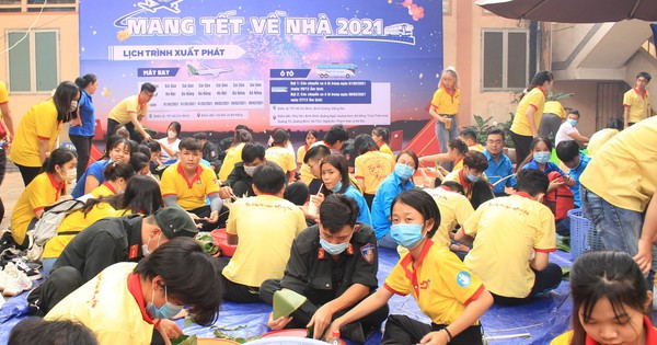 3.290 vé máy bay, tàu, xe khứ hồi đưa sinh viên, thanh niên công nhân về quê đón tết