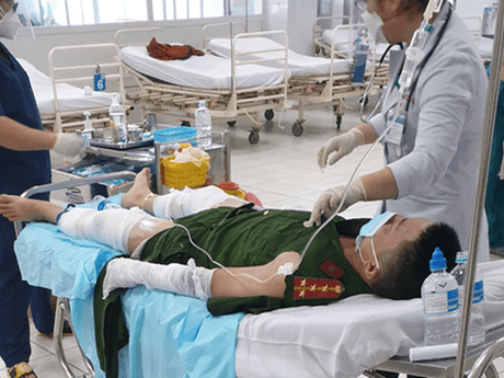 TPHCM: Thông tin về vụ 4 cán bộ công an bị bỏng khi cưỡng chế nhà
