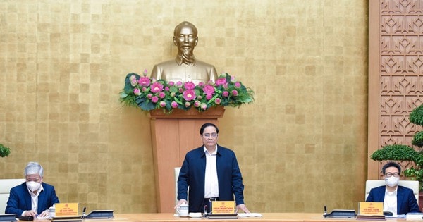 Thủ tướng Phạm Minh Chính chủ trì họp toàn quốc về phòng chống dịch Covid-19