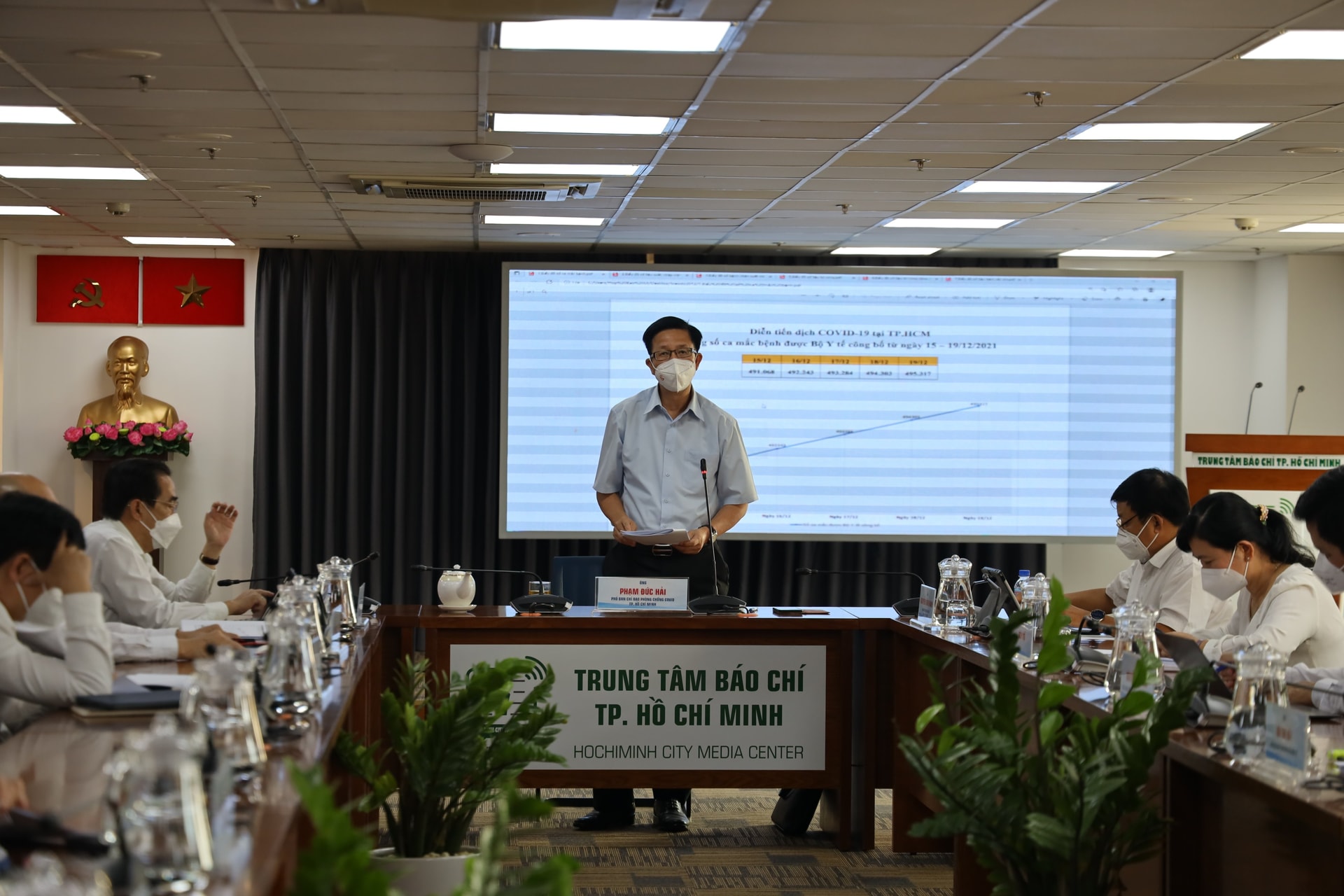 Toàn cảnh buổi họp báo. Ảnh: Huyền Mai.