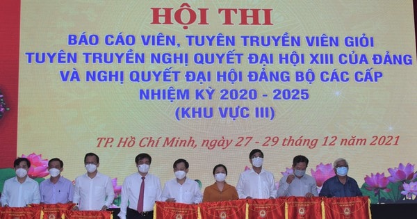 23 thí sinh tham dự hội thi báo cáo viên, tuyên truyền viên giỏi năm 2021 khu vực phía Nam