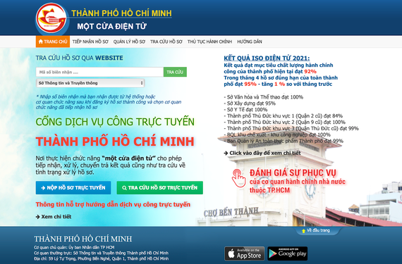 TPHCM: Thanh toán điện tử khi giải quyết thủ tục hành chính
