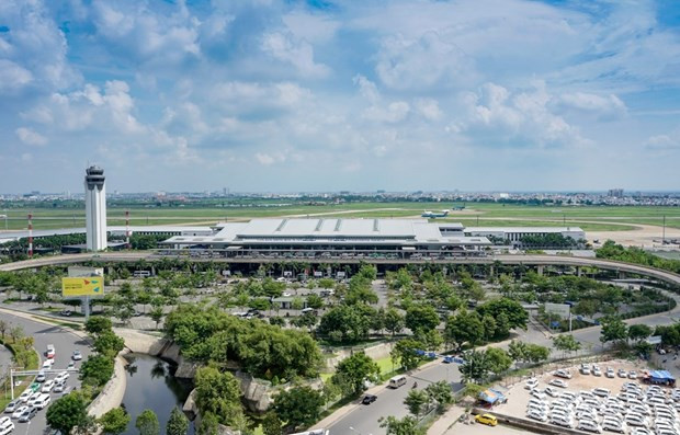 Toàn cảnh Cảng hàng không quốc tế Tân Sơn Nhất. (Ảnh: CTV/Vietnam+)