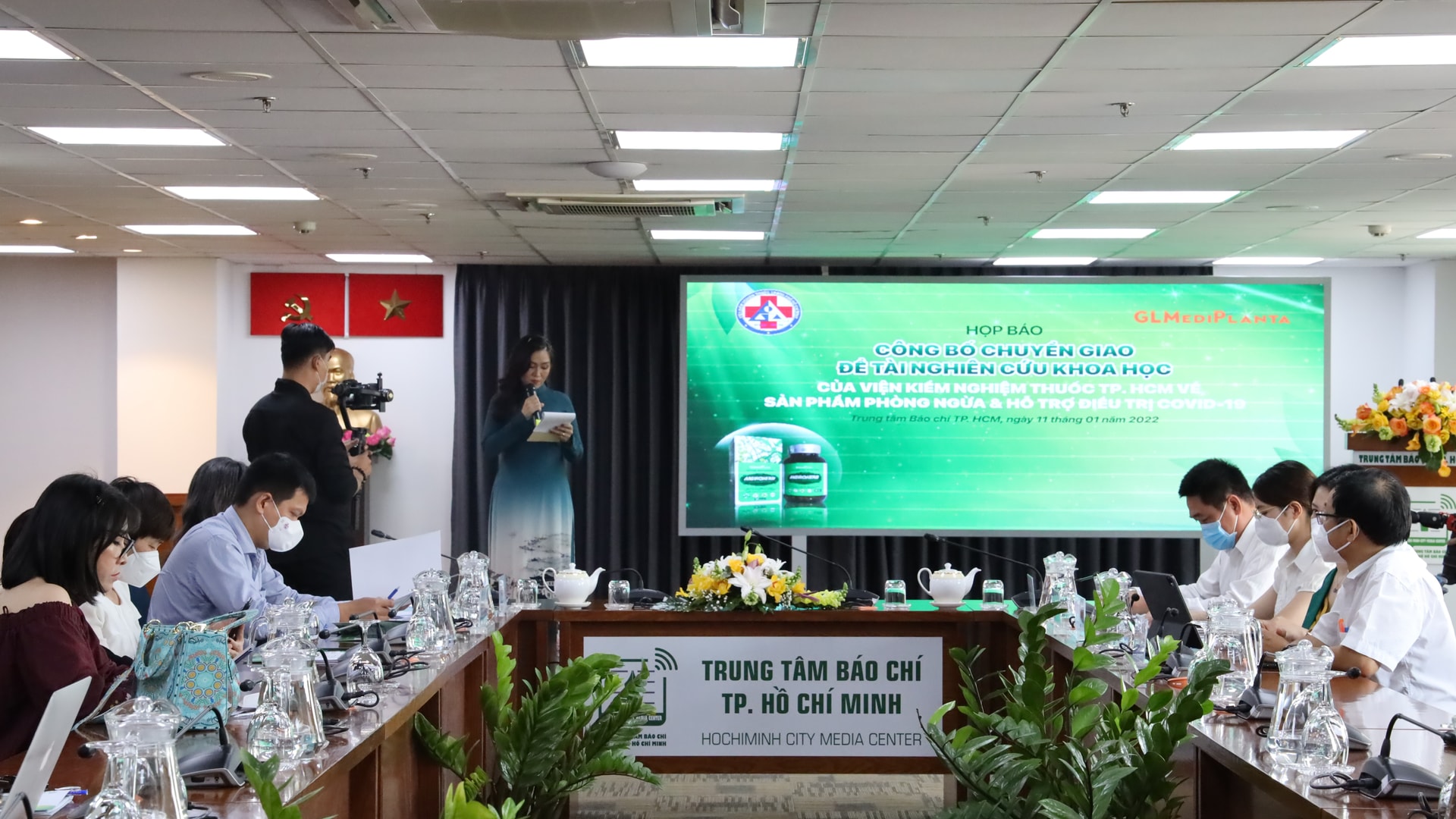Toàn cảnh buổi họp báo. Ảnh: Linh Nhi.