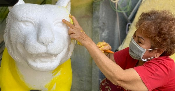 Đường hoa Nguyễn Huệ Tết Nhâm Dần 2022: Hoàn thành 70% khối lượng mô hình