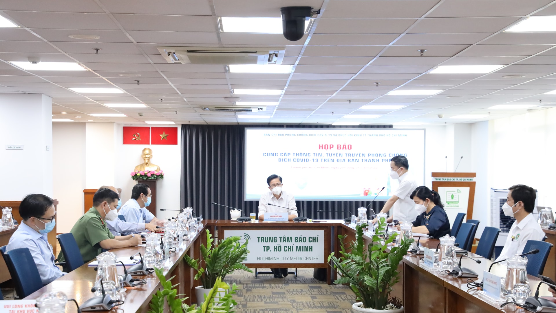 Toàn cảnh họp báo. Ảnh: Linh Nhi