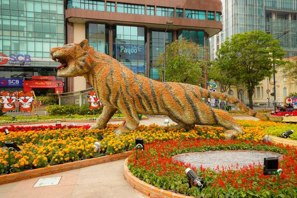 Linh vật hổ được thiết kế độc đáo, mang nhiều ý nghĩa