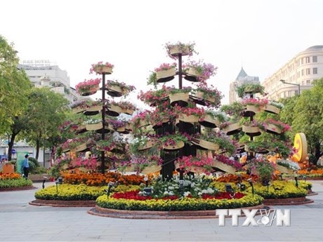 Khai mạc Đường hoa Nguyễn Huệ: Xuân quê hương, ấm tình nhân ái