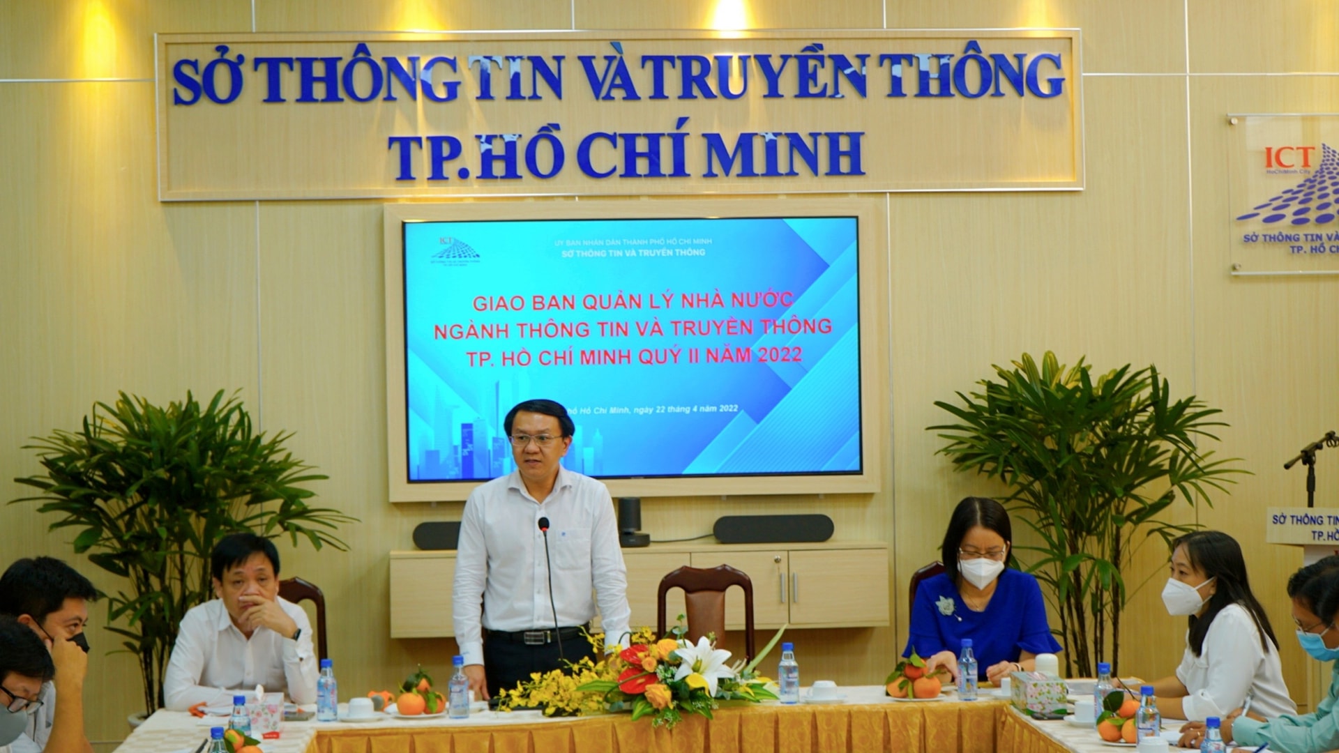Giao ban quản lý nhà nước ngành Thông tin và Truyền thông TPHCM quý II năm 2022