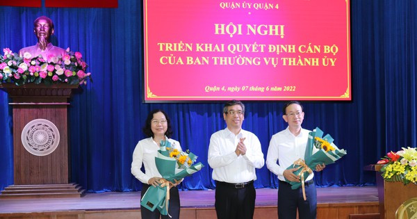Triển khai quyết định cán bộ chủ chốt tại quận 4