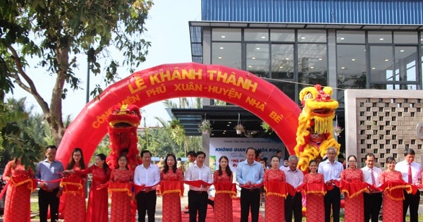 Từ bãi đất trống, huyện Nhà Bè vừa có thêm công viên 10.500m2