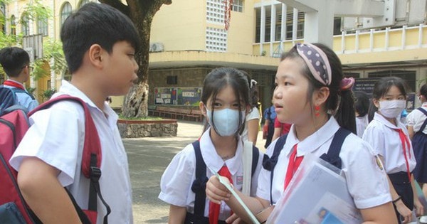 TPHCM: 6 điểm thi diễn ra kỳ khảo sát vào lớp 6 Trường THPT chuyên Trần Đại Nghĩa