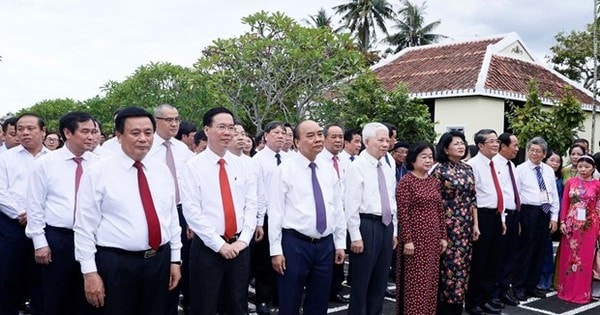 Lãnh đạo Đảng, Nhà nước dâng hương tại Khu lưu niệm Chủ tịch Hội đồng Nhà nước Võ Chí Công