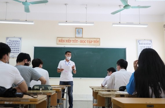 Thí sinh dự thi tốt nghiệp THPT 2022. ẢNH: QUANG PHÚC