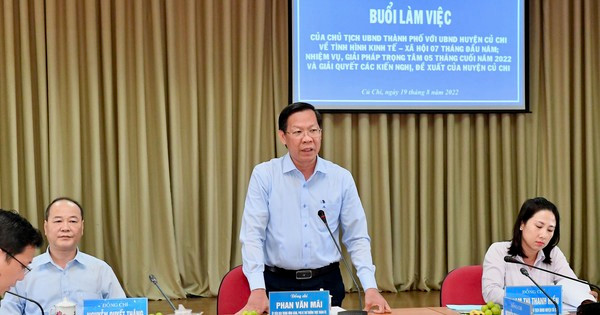 Chủ tịch UBND TPHCM Phan Văn Mãi: Phát triển Củ Chi thành điểm du lịch hòa bình
