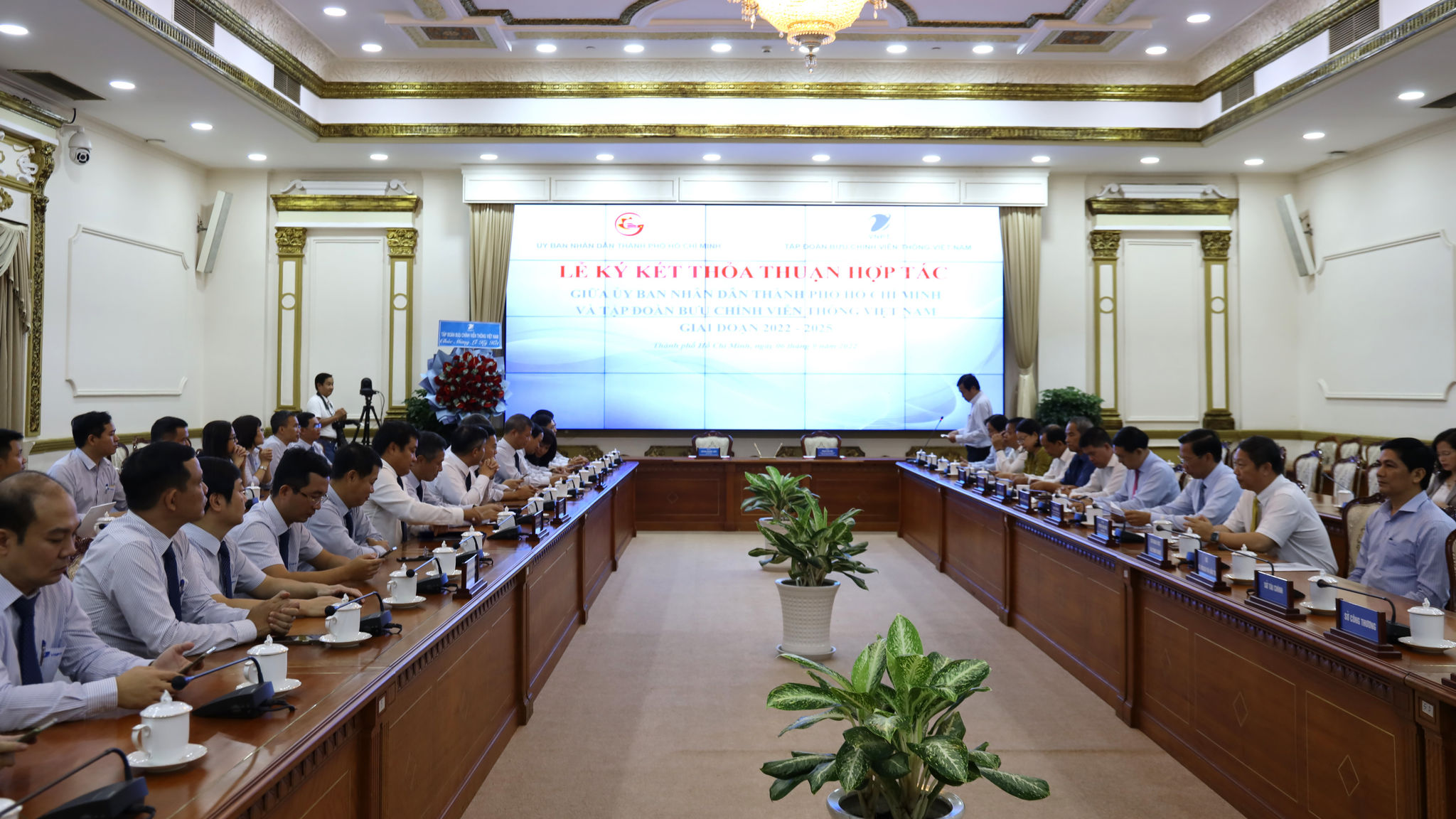 Toàn cảnh Lễ ký kết thỏa thuận. Ảnh: Linh Nhi