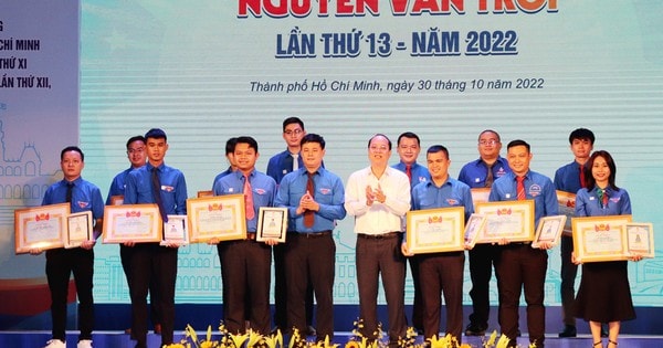 Tuyên dương 44 gương thanh niên công nhân đạt giải thưởng Nguyễn Văn Trỗi năm 2022