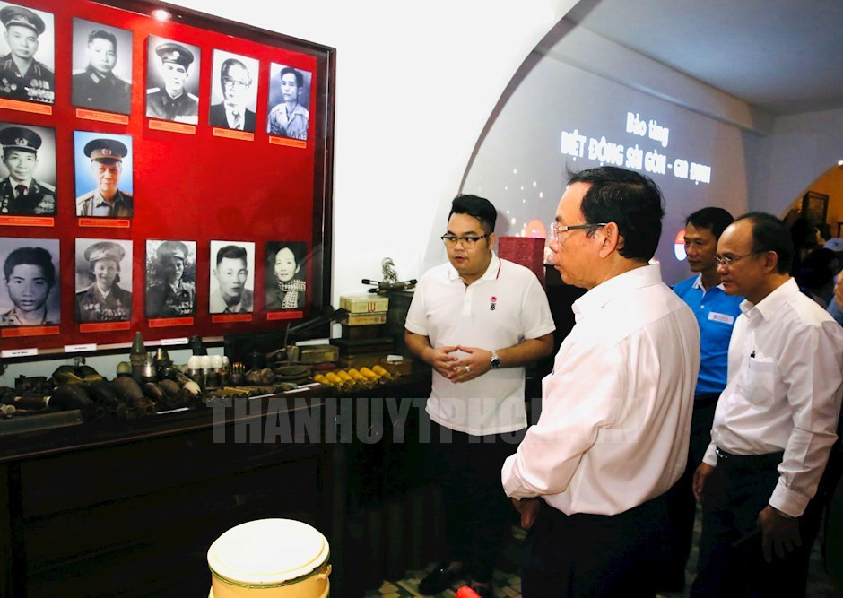 Bí thư Thành ủy TPHCM Nguyễn Văn Nên tham quan Bảo tàng Biệt động Sài Gòn, 145 Trần Quang Khải