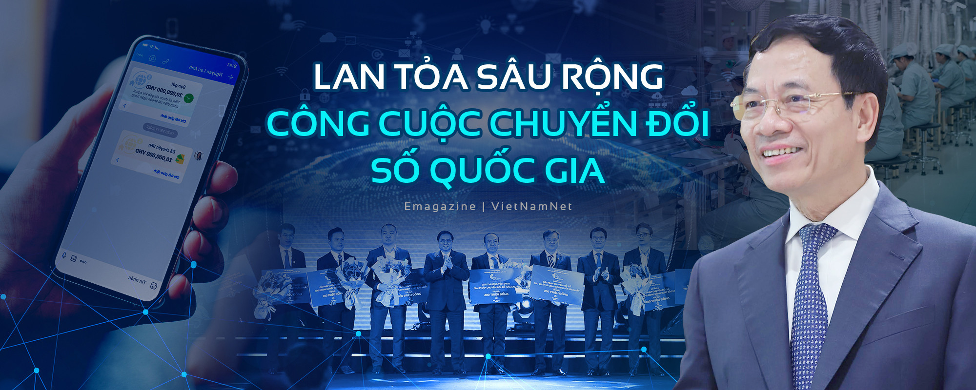 Lan toả sâu rộng công cuộc chuyển đổi số quốc gia