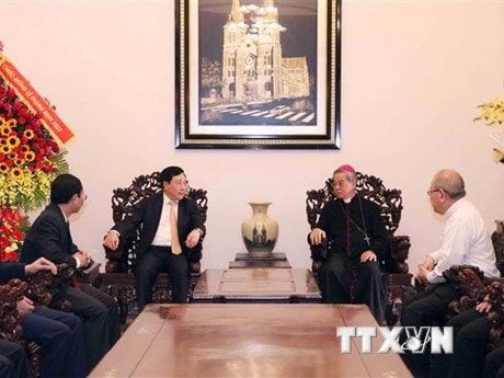 Lãnh đạo Đảng, Nhà nước chúc mừng Giáng sinh tại Thành phố Hồ Chí Minh