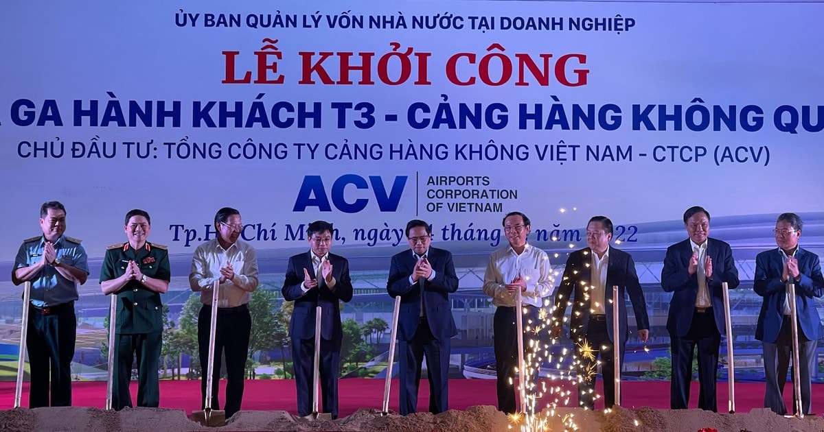 Khởi công xây dựng Nhà ga hành khách T3 - Cảng hàng không quốc tế Tân Sơn Nhất