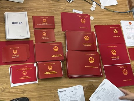 Triệt phá đường dây văn bằng, chứng chỉ giả qua mạng hơn 30 tỷ đồng