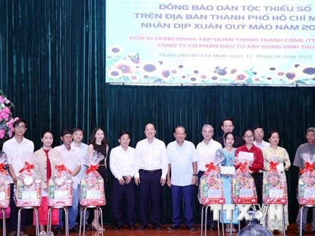 Chăm lo Tết cho đồng bào dân tộc thiểu số tại Thành phố Hồ Chí Minh