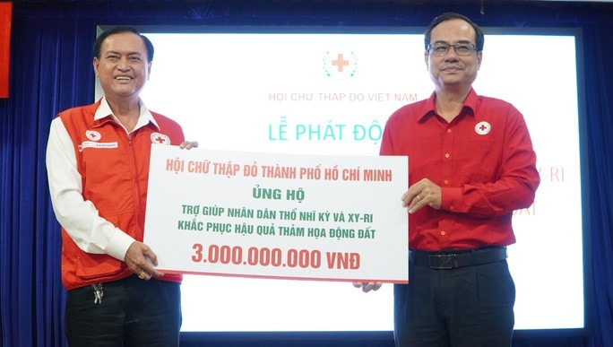 TPHCM phát động quyên góp ủng hộ nhân dân Thổ Nhĩ Kỳ và Syria khắc phục thảm hoạ động đất