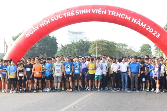 Ngày hội sức trẻ sinh viên TPHCM 2023 gồm nhiều hoạt động bổ ích từ thể thao đến nghệ thuật, học thuật...dành cho sinh viên. Ảnh: THANH TÙNG